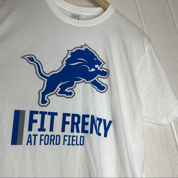 Detroit Lions Ford Field Fit Frenzy Tee M White NEW - Picture 4 of 6